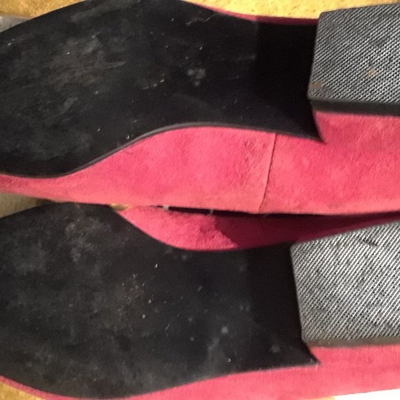 Flats shoes Size: 6.5 vintage Cara Leigh red suede - Picture 2 of 6